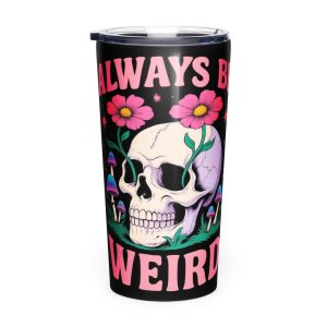 Tapered stainless steel tumbler